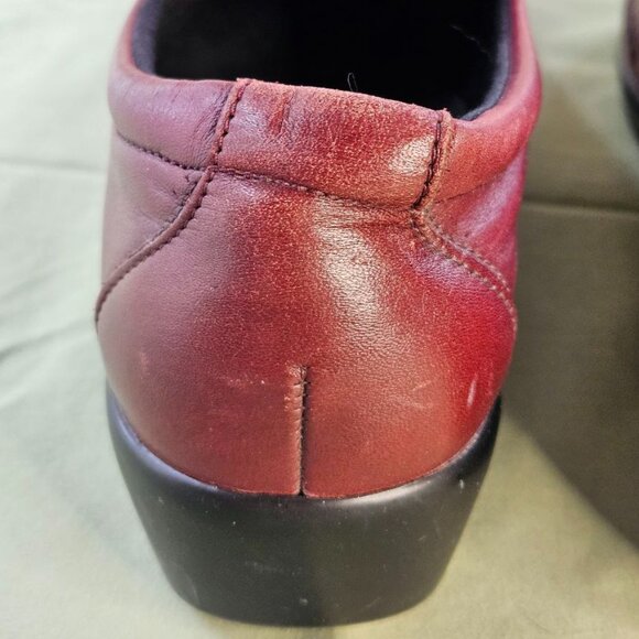 SAS Tripad Comfort Burgundy Leather Dream Shoes Slip-On Women's 10.5 M Width - Picture 5 of 16